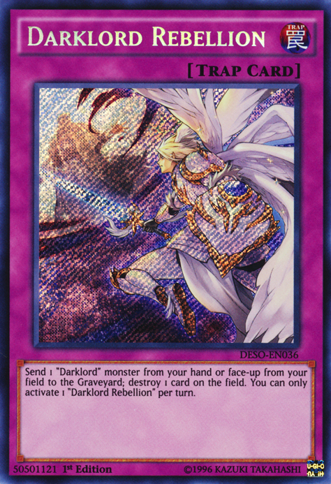 Darklord Rebellion [DESO-EN036] Secret Rare | Odin's Place