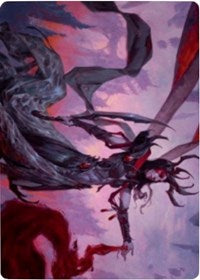 Drana, the Last Bloodchief Art Card [Zendikar Rising Art Series] | Odin's Place