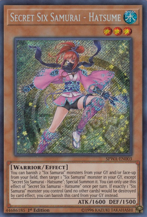 Secret Six Samurai - Hatsume [SPWA-EN003] Secret Rare | Odin's Place