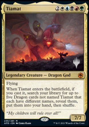 Tiamat (Promo Pack) [Dungeons & Dragons: Adventures in the Forgotten Realms Promos] | Odin's Place