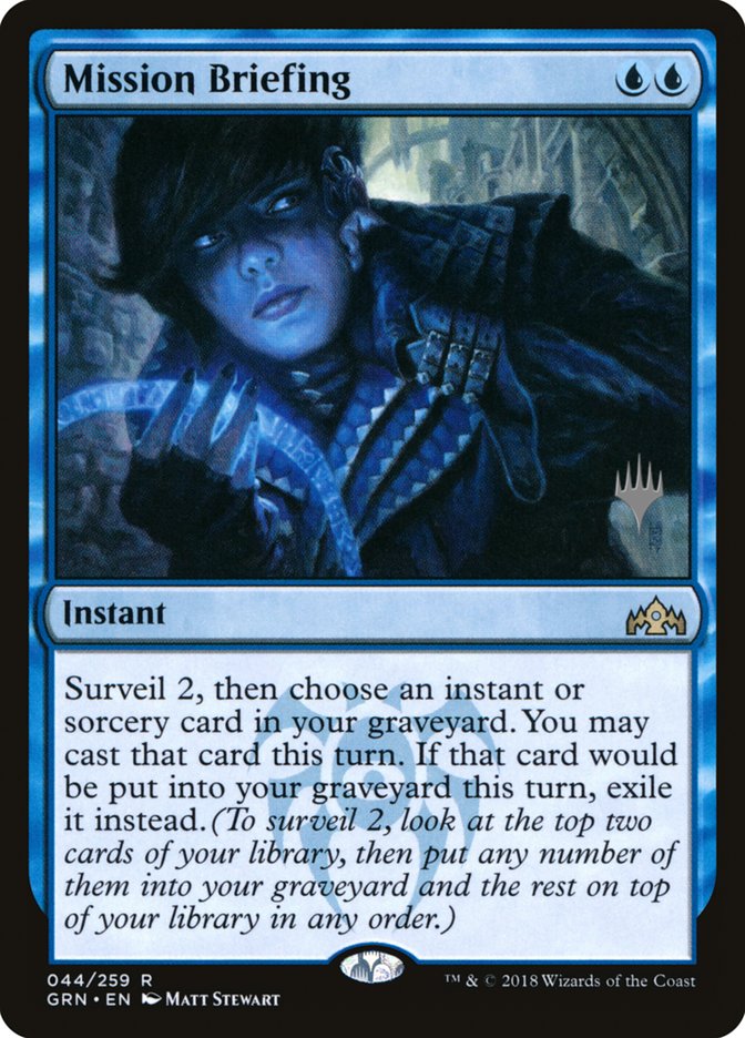 Mission Briefing (Promo Pack) [Guilds of Ravnica Promos] | Odin's Place