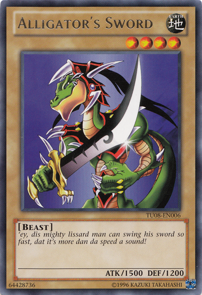 Alligator's Sword [TU08-EN006] Rare | Odin's Place
