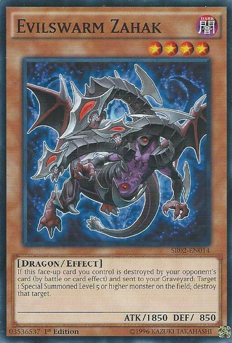Evilswarm Zahak [SR02-EN014] Common | Odin's Place