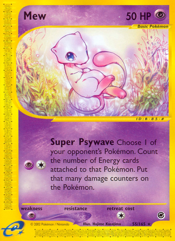 Mew (55/165) [Expedition: Base Set] | Odin's Place