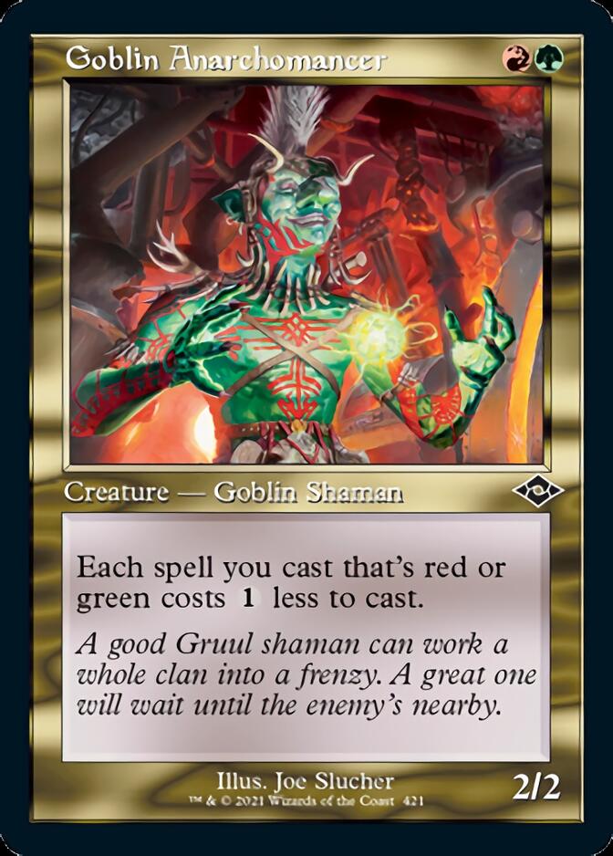 Goblin Anarchomancer (Retro Foil Etched) [Modern Horizons 2] | Odin's Place