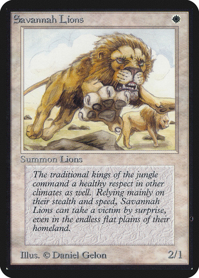 Savannah Lions (38) [Alpha Edition] | Odin's Place