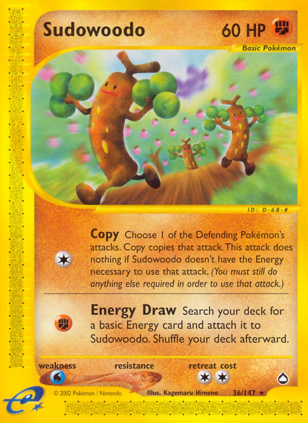 Sudowoodo (36/147) [Aquapolis] | Odin's Place