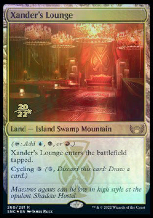 Xander's Lounge [Streets of New Capenna Prerelease Promos] | Odin's Place