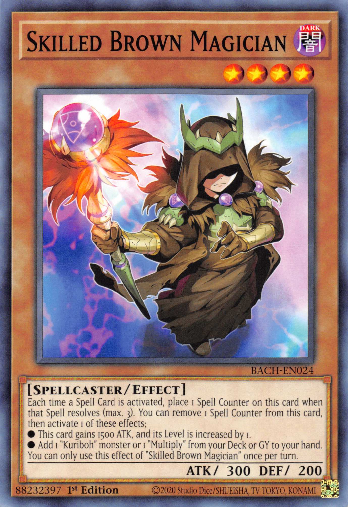 Skilled Brown Magician [BACH-EN024] Common | Odin's Place