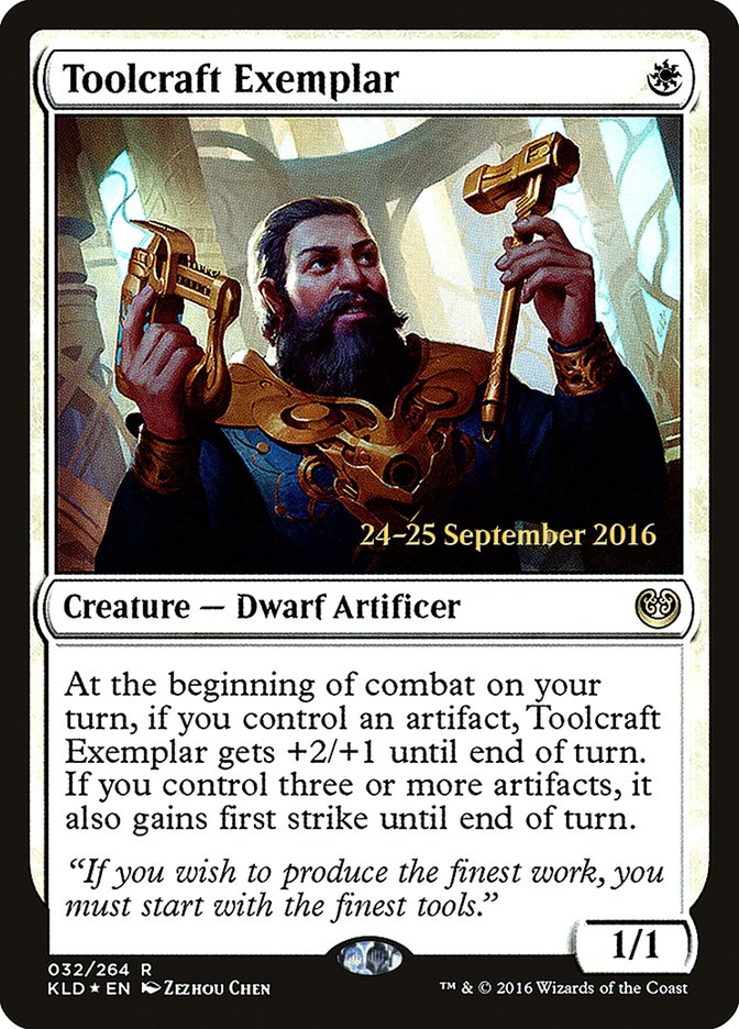 Toolcraft Exemplar (32) [Kaladesh Prerelease Promos] | Odin's Place