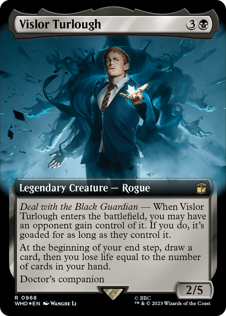 Vislor Turlough (Extended Art) (Surge Foil) [Doctor Who] | Odin's Place