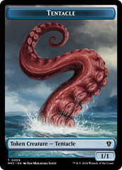 Tentacle // Koma's Coil Double-Sided Token [Murders at Karlov Manor Commander Tokens] | Odin's Place