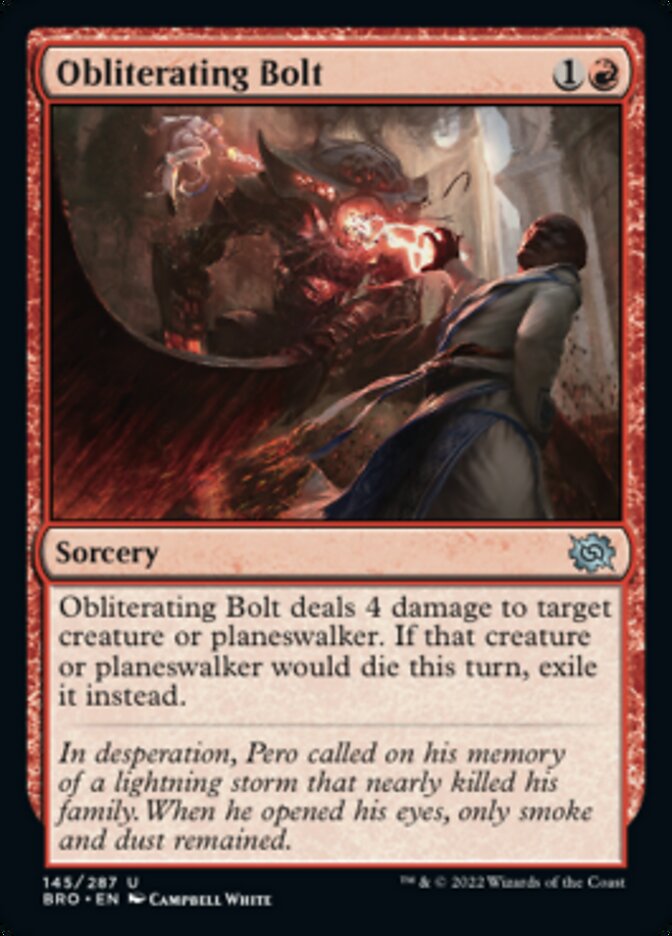 Obliterating Bolt [The Brothers' War] | Odin's Place