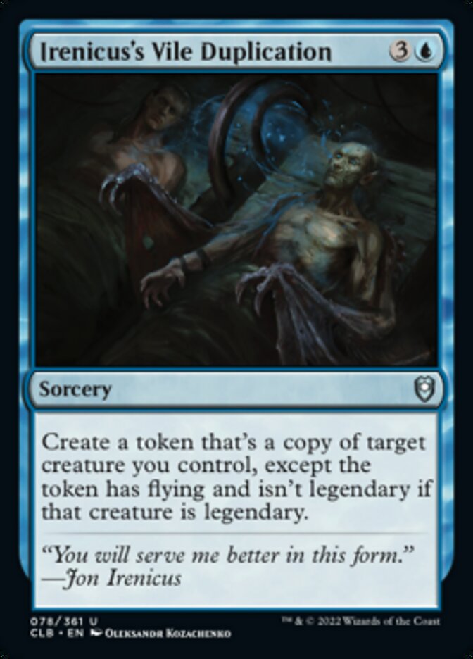 Irenicus's Vile Duplication [Commander Legends: Battle for Baldur's Gate] | Odin's Place