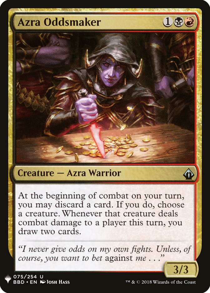 Azra Oddsmaker [Mystery Booster] | Odin's Place