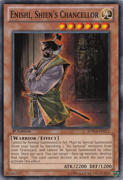Enishi, Shien's Chancellor [SDWA-EN011] Common | Odin's Place