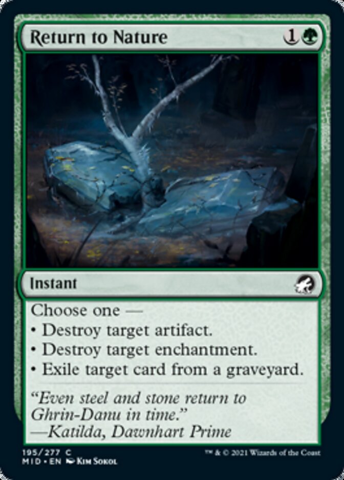 Return to Nature [Innistrad: Midnight Hunt] | Odin's Place