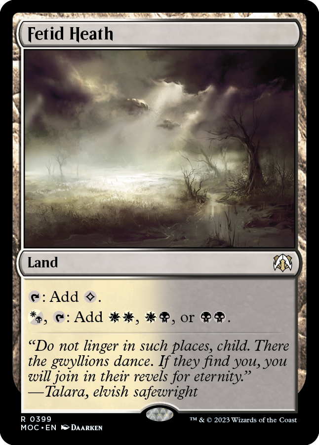 Fetid Heath [March of the Machine Commander] | Odin's Place