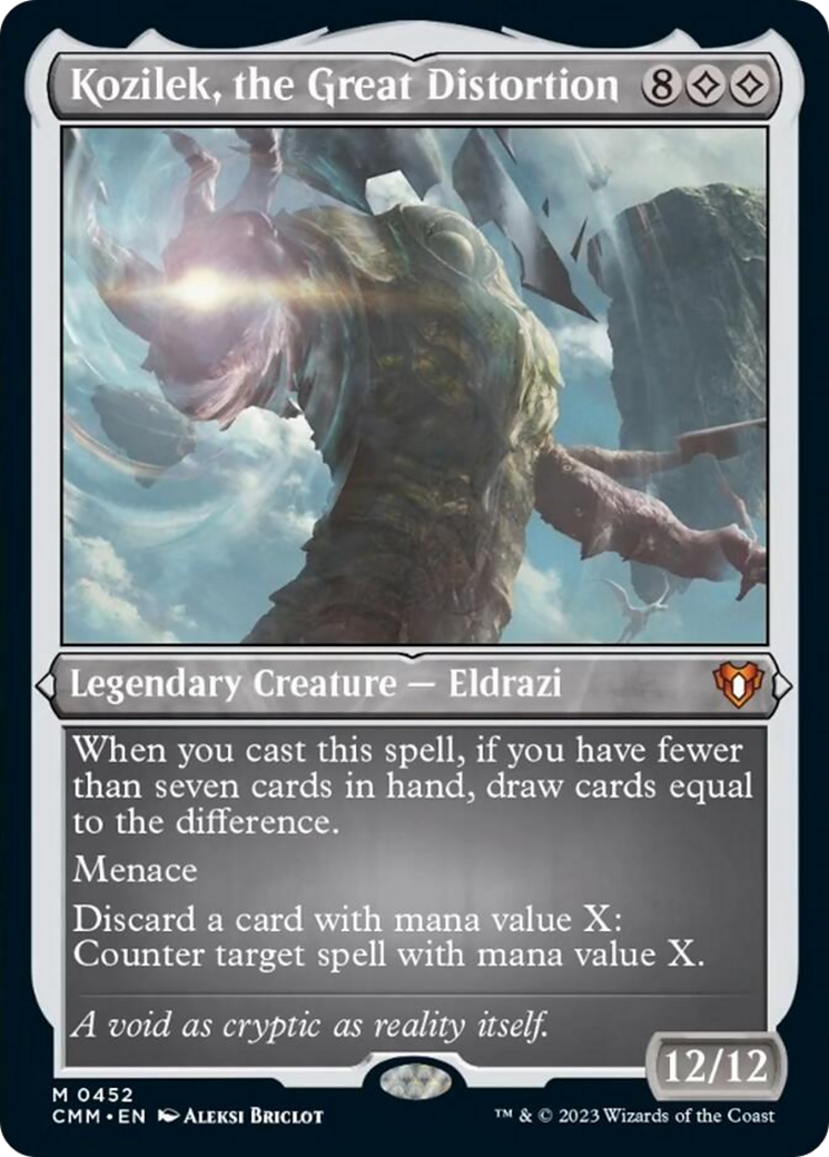 Kozilek, the Great Distortion (Foil Etched) [Commander Masters] | Odin's Place