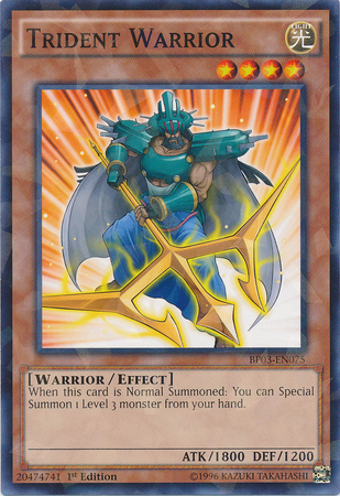 Trident Warrior [BP03-EN075] Shatterfoil Rare | Odin's Place