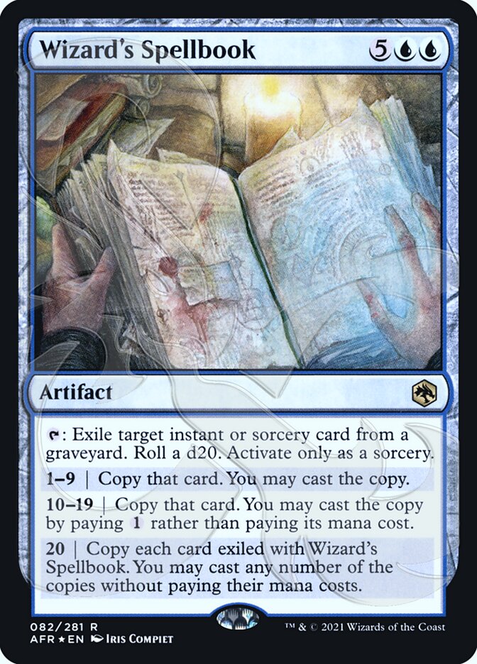 Wizard's Spellbook (Ampersand Promo) [Dungeons & Dragons: Adventures in the Forgotten Realms Promos] | Odin's Place