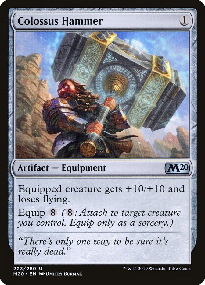 Colossus Hammer [Core Set 2020] | Odin's Place