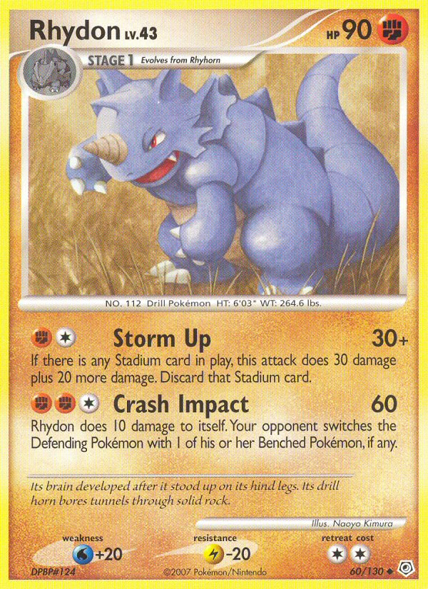 Rhydon (60/130) [Diamond & Pearl: Base Set] | Odin's Place
