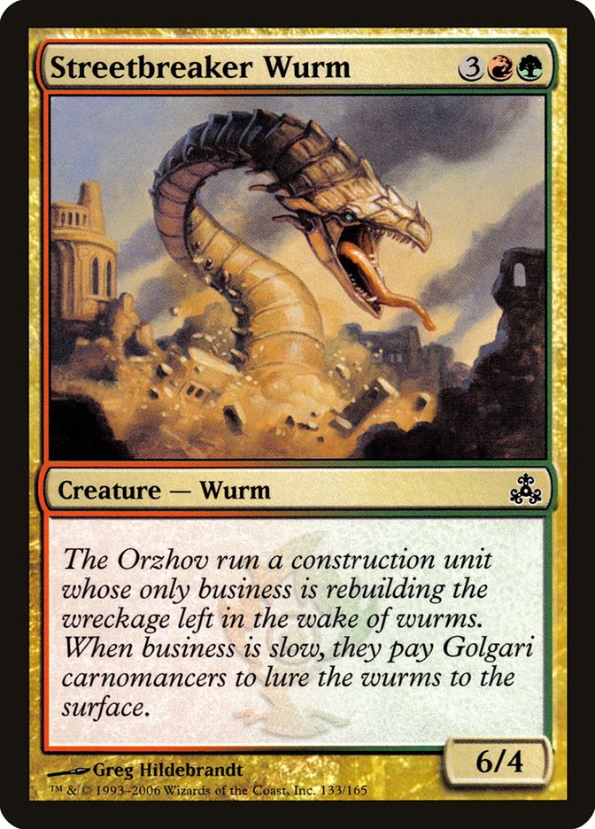 Streetbreaker Wurm (133) [Guildpact] | Odin's Place