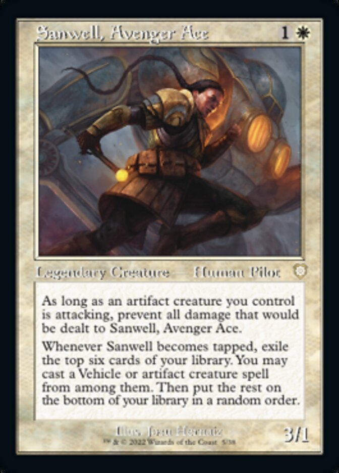 Sanwell, Avenger Ace (Retro) [The Brothers' War Commander] | Odin's Place