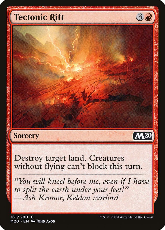 Tectonic Rift [Core Set 2020] | Odin's Place