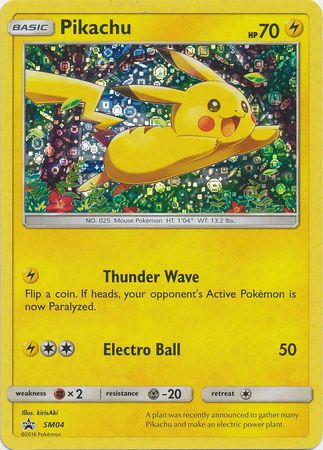 Pikachu (SM04) (General Mills Promo) [Sun & Moon: Black Star Promos] | Odin's Place