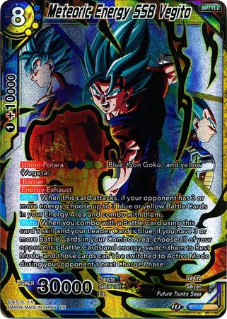 Meteoric Energy SSB Vegito (SPR) (BT7-118) [Assault of the Saiyans] | Odin's Place