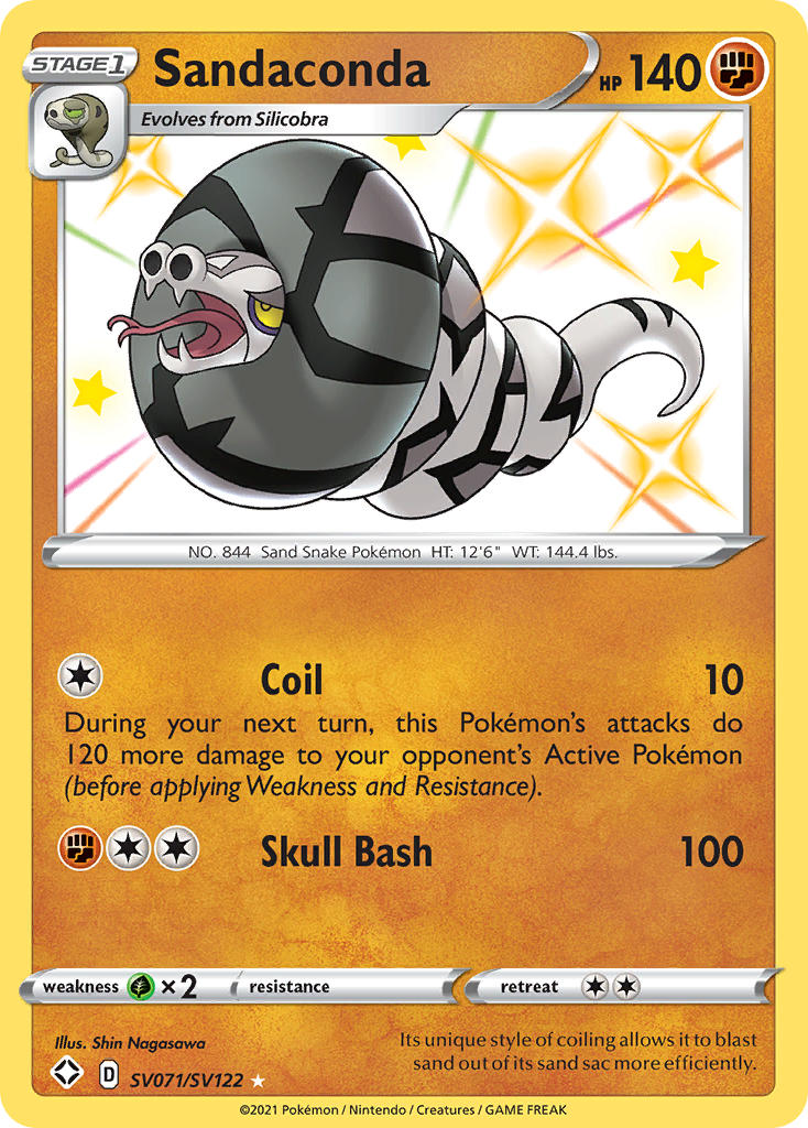 Sandaconda (SV071/SV122) [Sword & Shield: Shining Fates] | Odin's Place