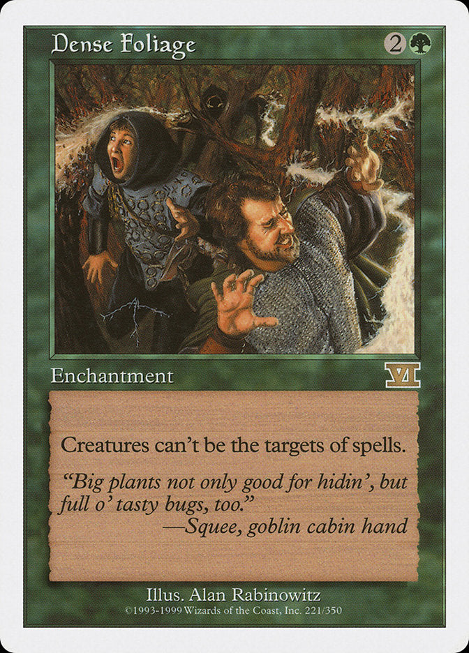 Dense Foliage (221) [Classic Sixth Edition] | Odin's Place