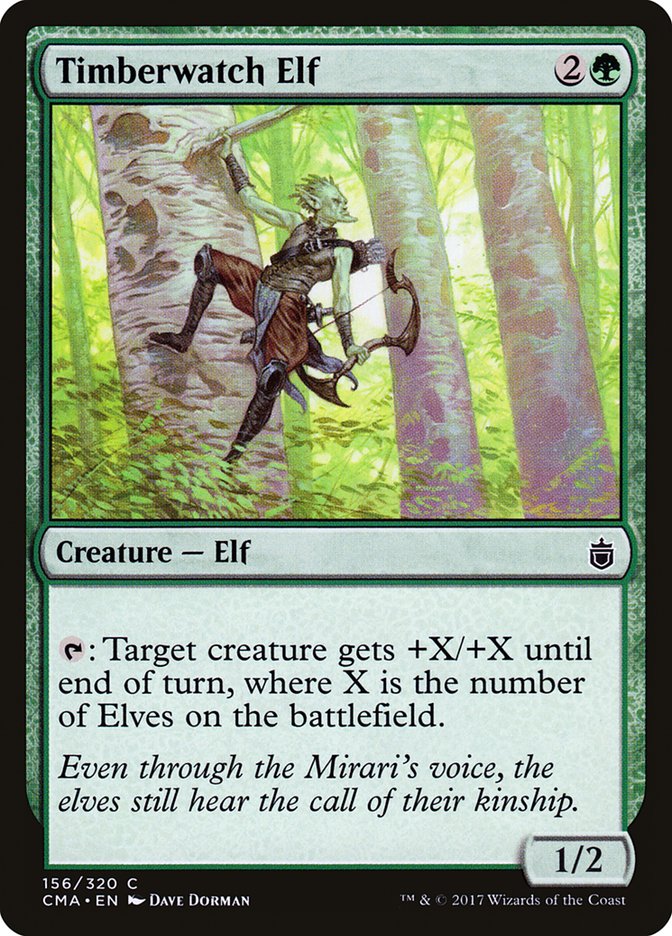 Timberwatch Elf (156) [Commander Anthology] | Odin's Place