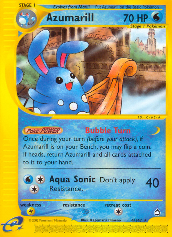 Azumarill (4/147) [Aquapolis] | Odin's Place