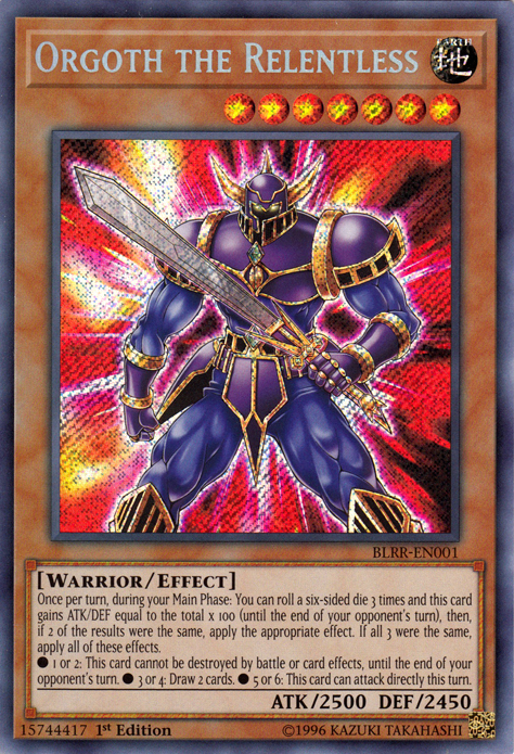 Orgoth the Relentless [BLRR-EN001] Secret Rare | Odin's Place