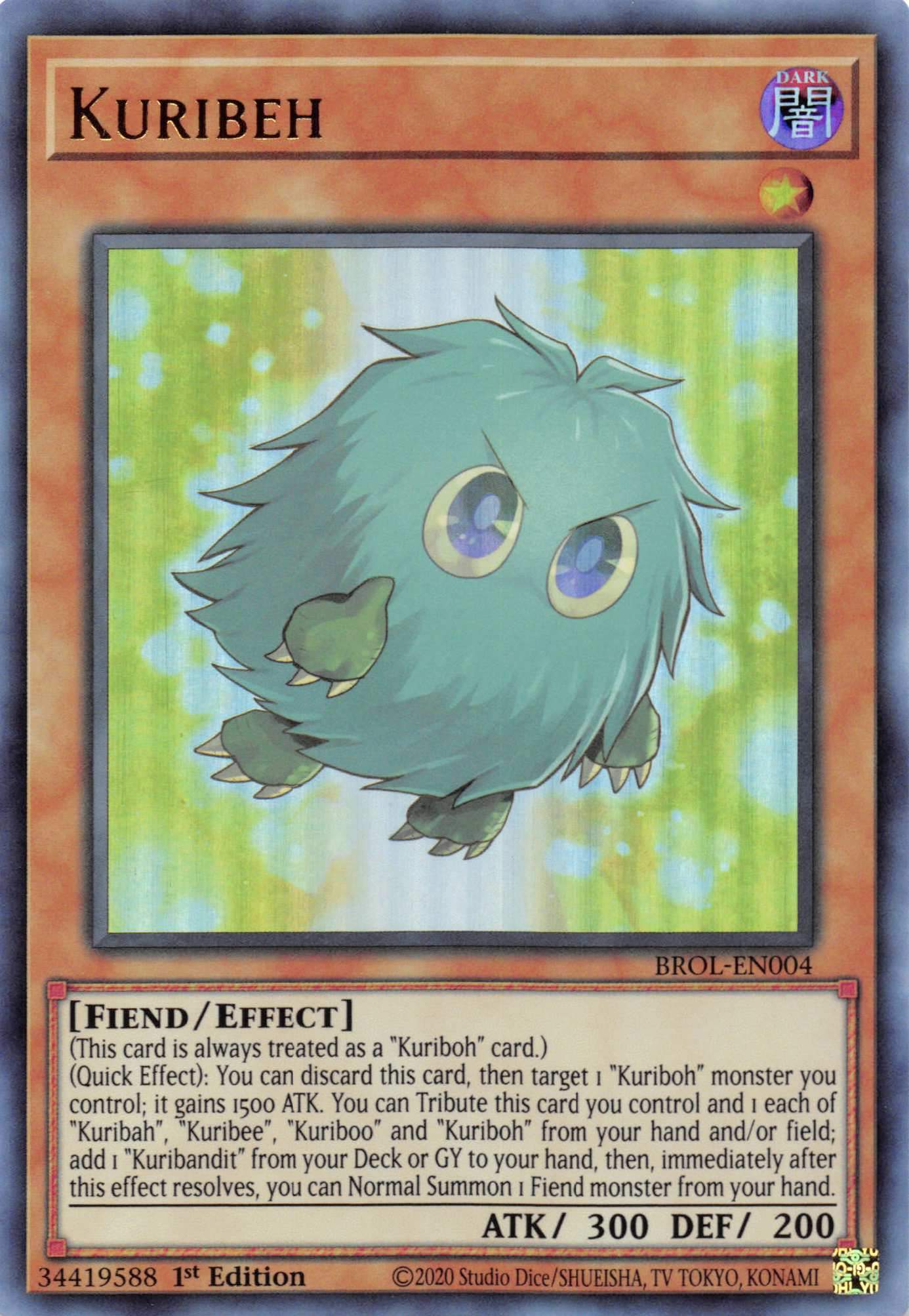 Kuribeh [BROL-EN004] Ultra Rare | Odin's Place