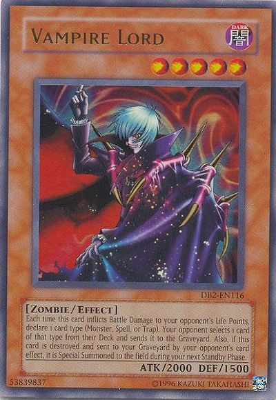 Vampire Lord [DB2-EN116] Ultra Rare | Odin's Place