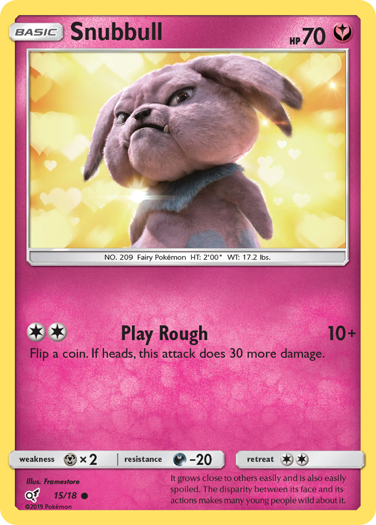 Snubbull (15/18) [Sun & Moon: Detective Pikachu] | Odin's Place