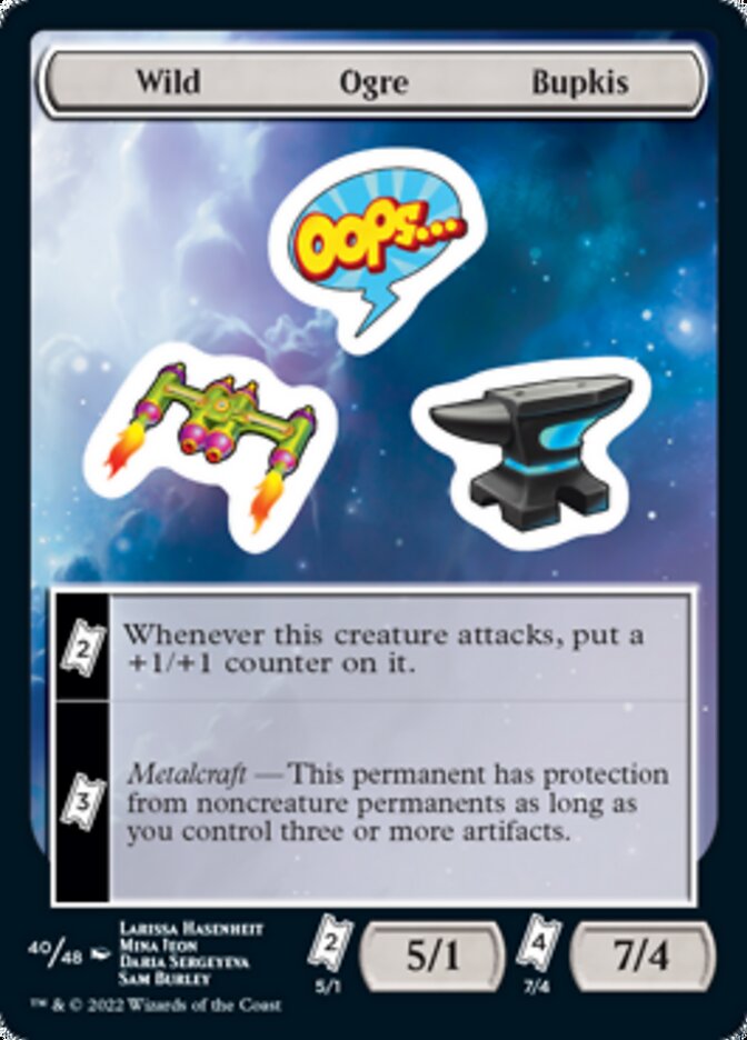 Wild Ogre Bupkis [Unfinity Stickers] | Odin's Place