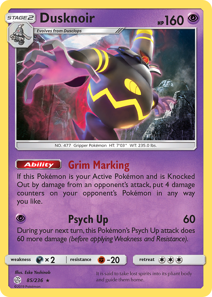 Dusknoir (85/236) [Sun & Moon: Cosmic Eclipse] | Odin's Place