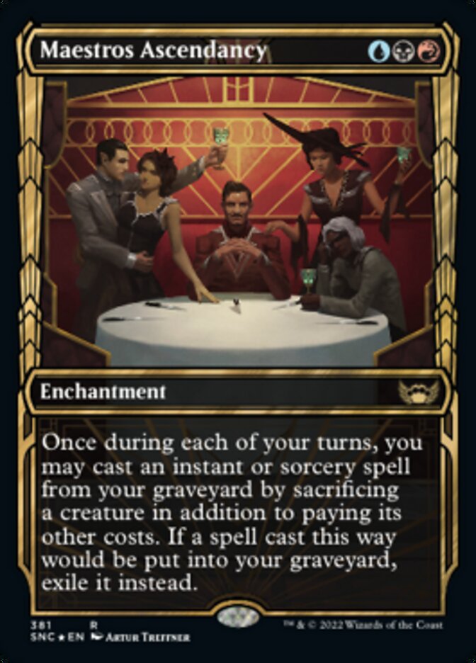 Maestros Ascendancy (Showcase Golden Age Gilded Foil) [Streets of New Capenna] | Odin's Place