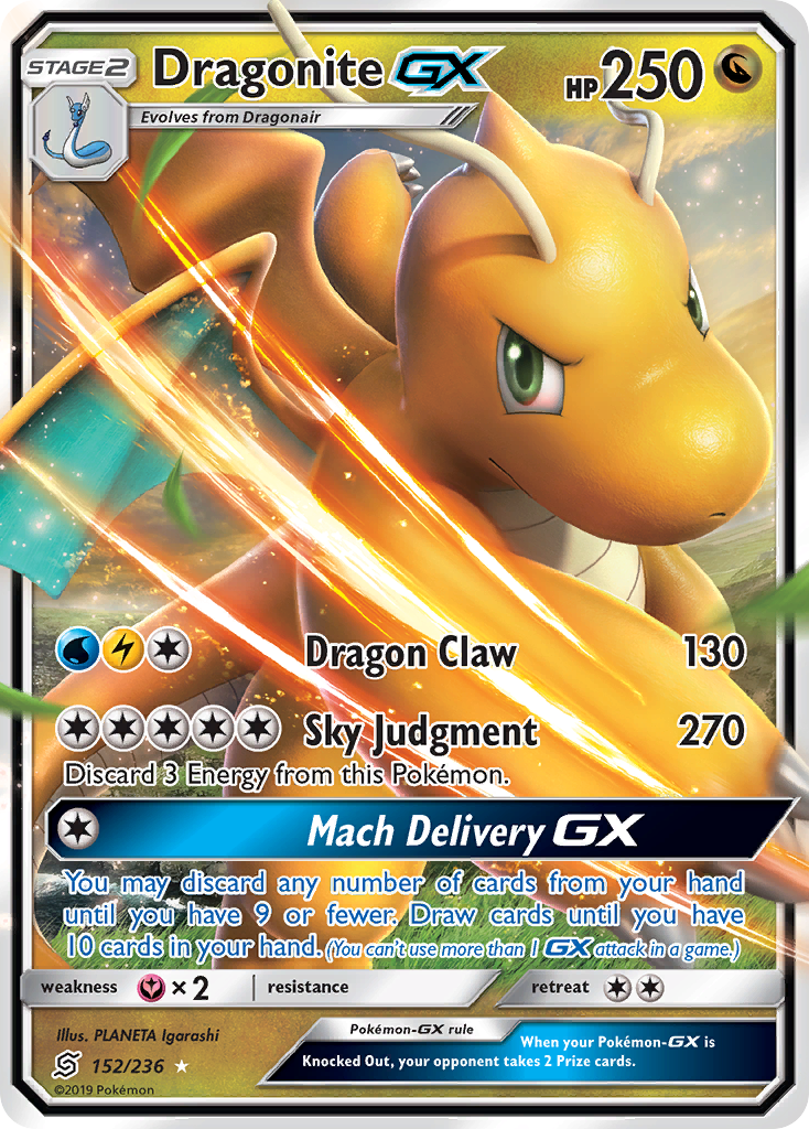Dragonite GX (152/236) [Sun & Moon: Unified Minds] | Odin's Place