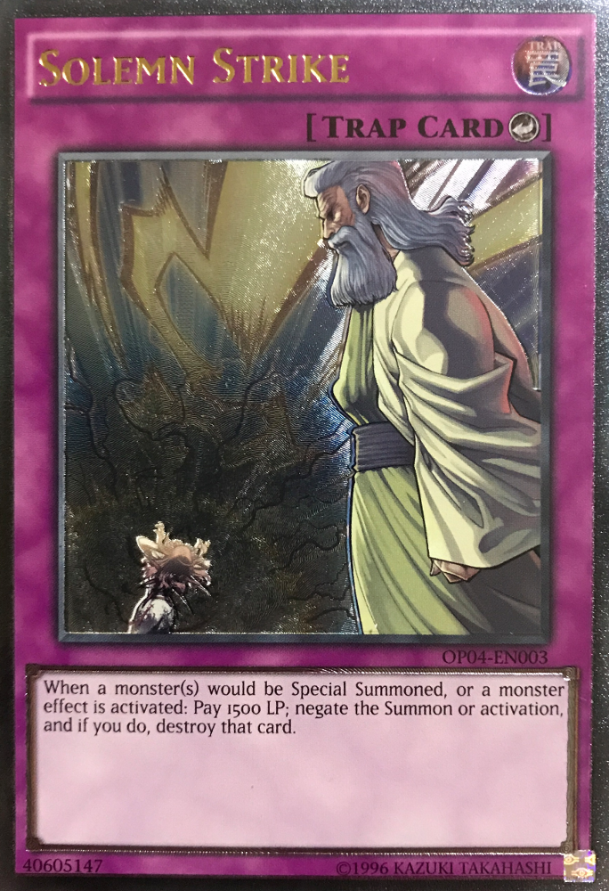 Solemn Strike [OP04-EN003] Ultimate Rare | Odin's Place