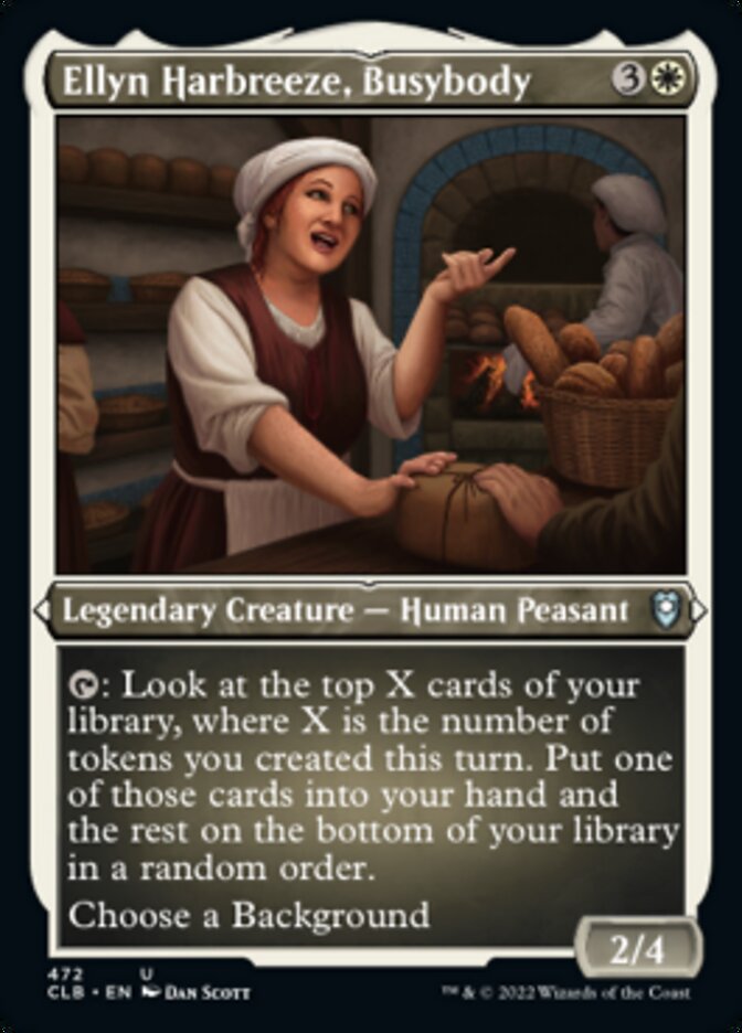 Ellyn Harbreeze, Busybody (Foil Etched) [Commander Legends: Battle for Baldur's Gate] | Odin's Place