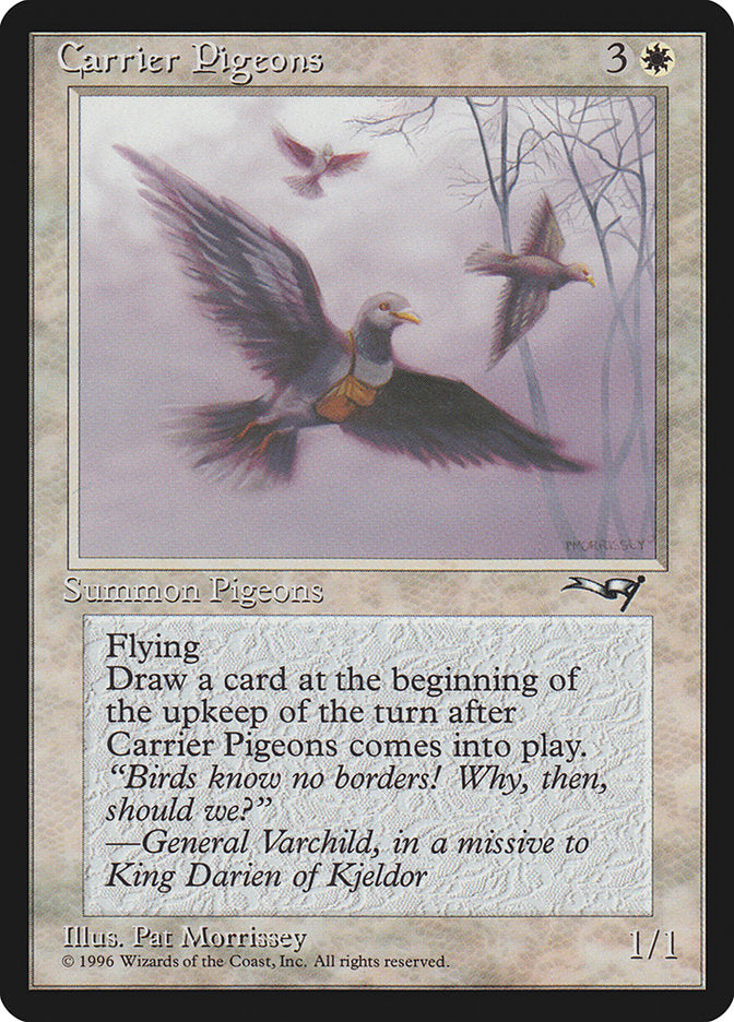 Carrier Pigeons (Flying Art) [Alliances] | Odin's Place