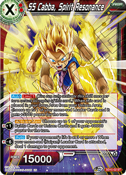 SS Cabba, Spirit Resonance (Starter Deck - Pride of the Saiyans) (SD15-02) [Cross Spirits] | Odin's Place