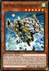 Gizmek Makami, the Ferocious Fanged Fortress [PHRA-EN022] Super Rare | Odin's Place
