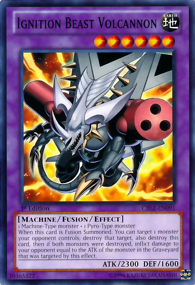 Ignition Beast Volcannon [CBLZ-EN091] Common | Odin's Place